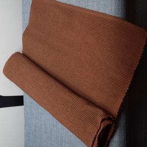 Brown Woven Table Runner Kitchen Island Countertop Coffee 72" Neutral Cotton